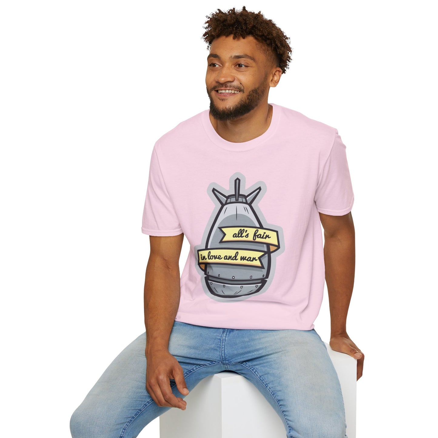 Cartoon T Shirt Animation T Shirt Funny Tee Shirt Unisex Gildan Softstyle 64000 100 Percent Cotton