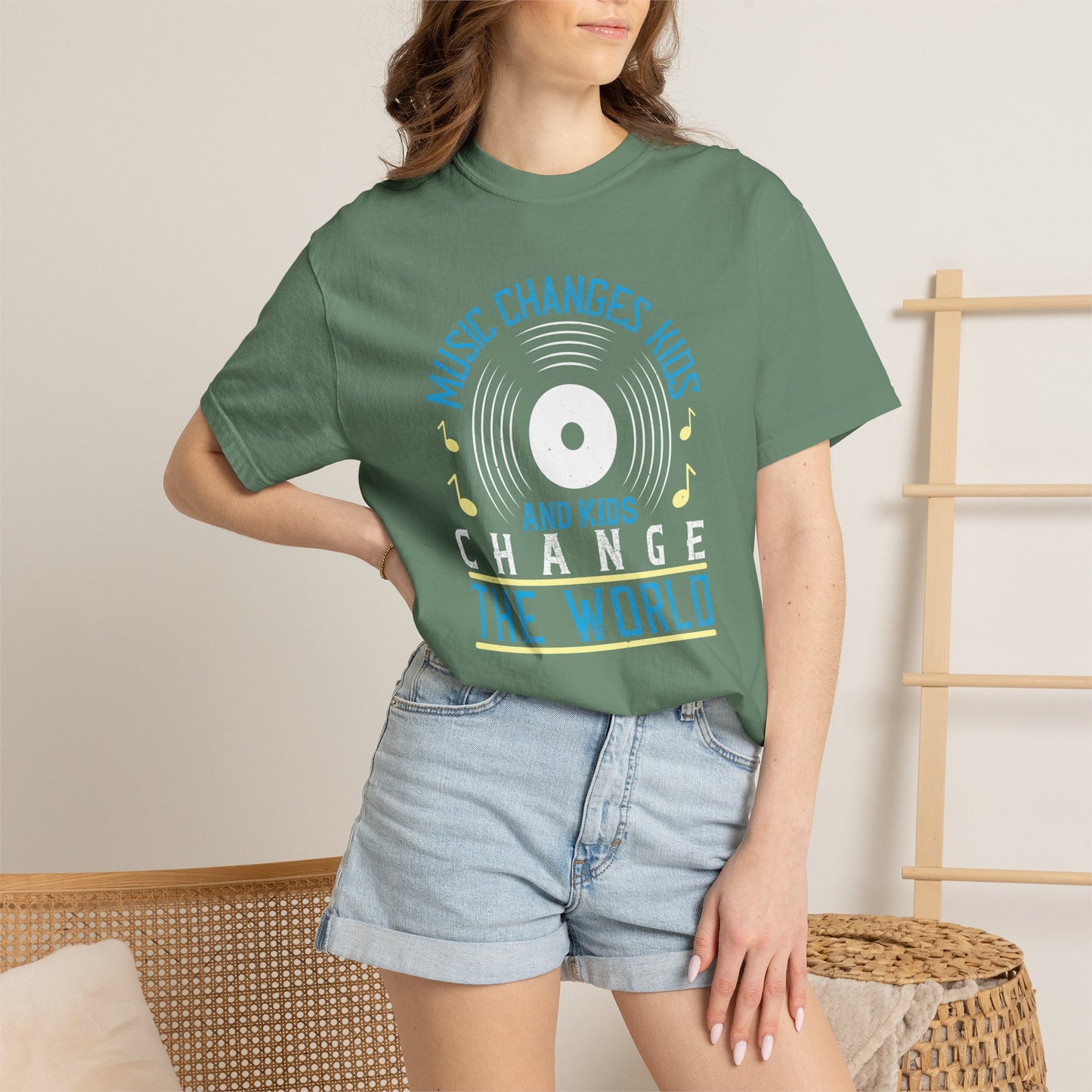 Music Graphic Design Unisex Cotton T-shirt m22