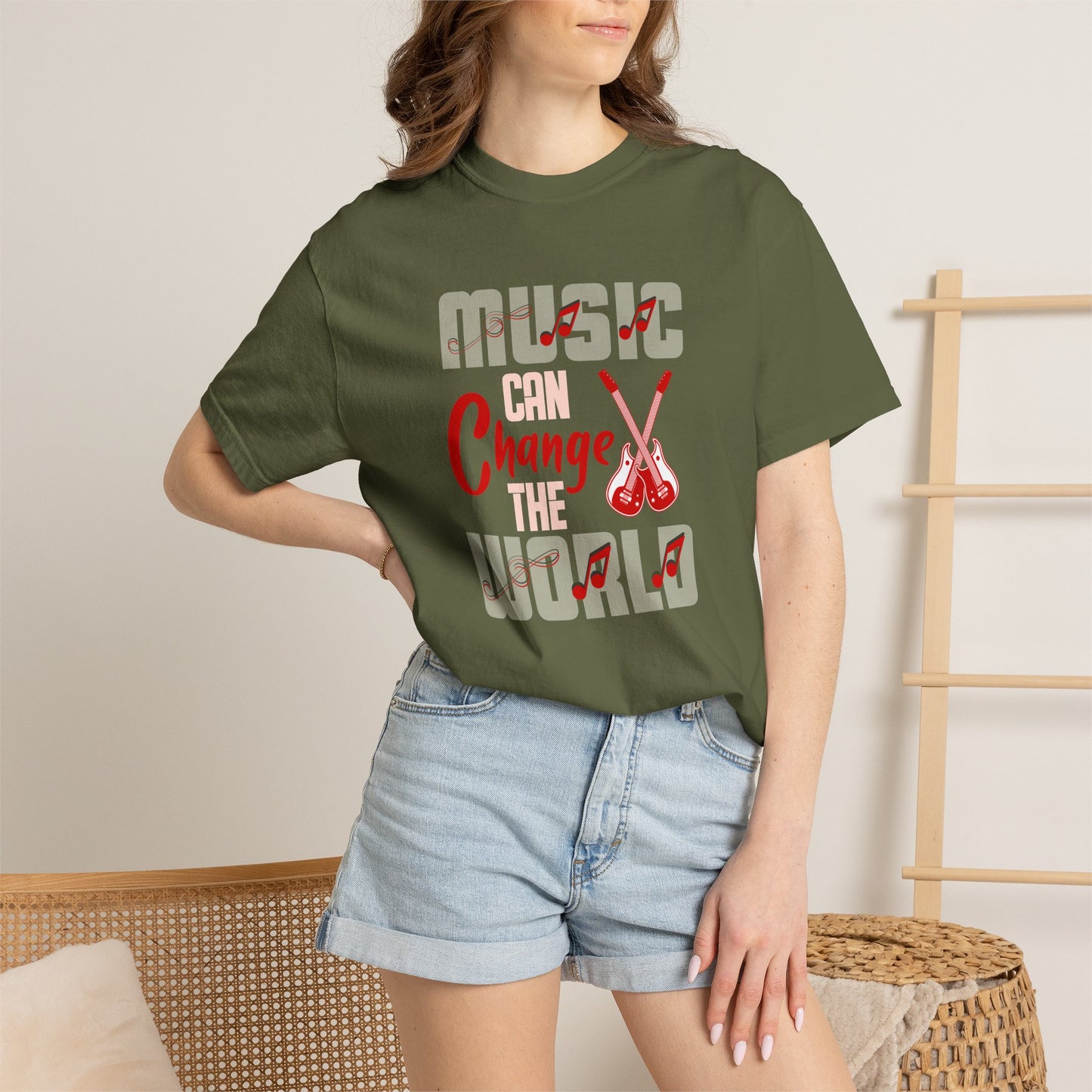 Music Graphic Design Unisex Cotton T-shirt 062
