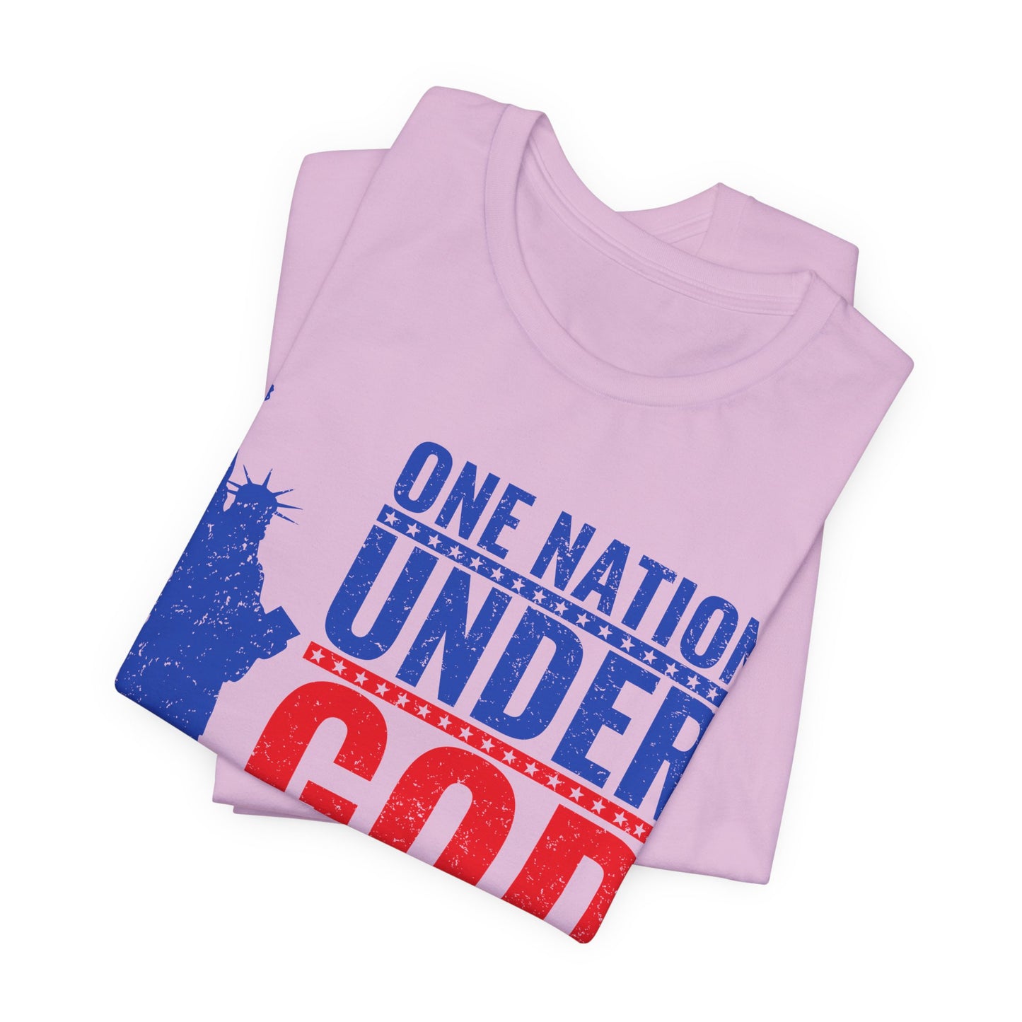 Statue of Liberty Patriotic Graphic Unisex Cotton T-Shirt a6