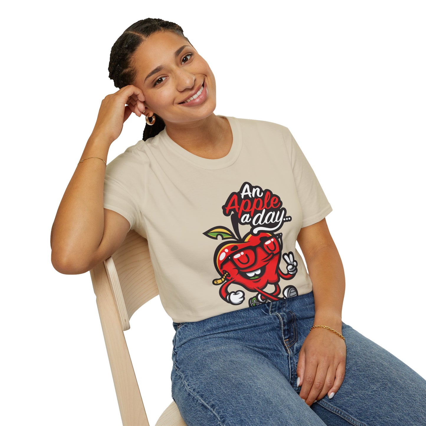 Cartoon T Shirt Animation Tee Funny Tee Unisex Softstyle Cotton Shirt Gildan Softstyle 64000
