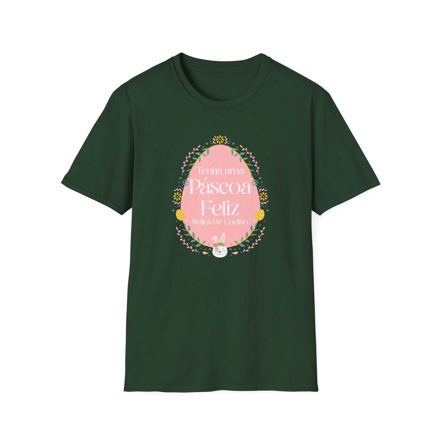 Easter Egg T-Shirt, Tee Shirt with Easter Signature, T Shirt with Easter Prints, Tee Shirt with Easter Design - 2