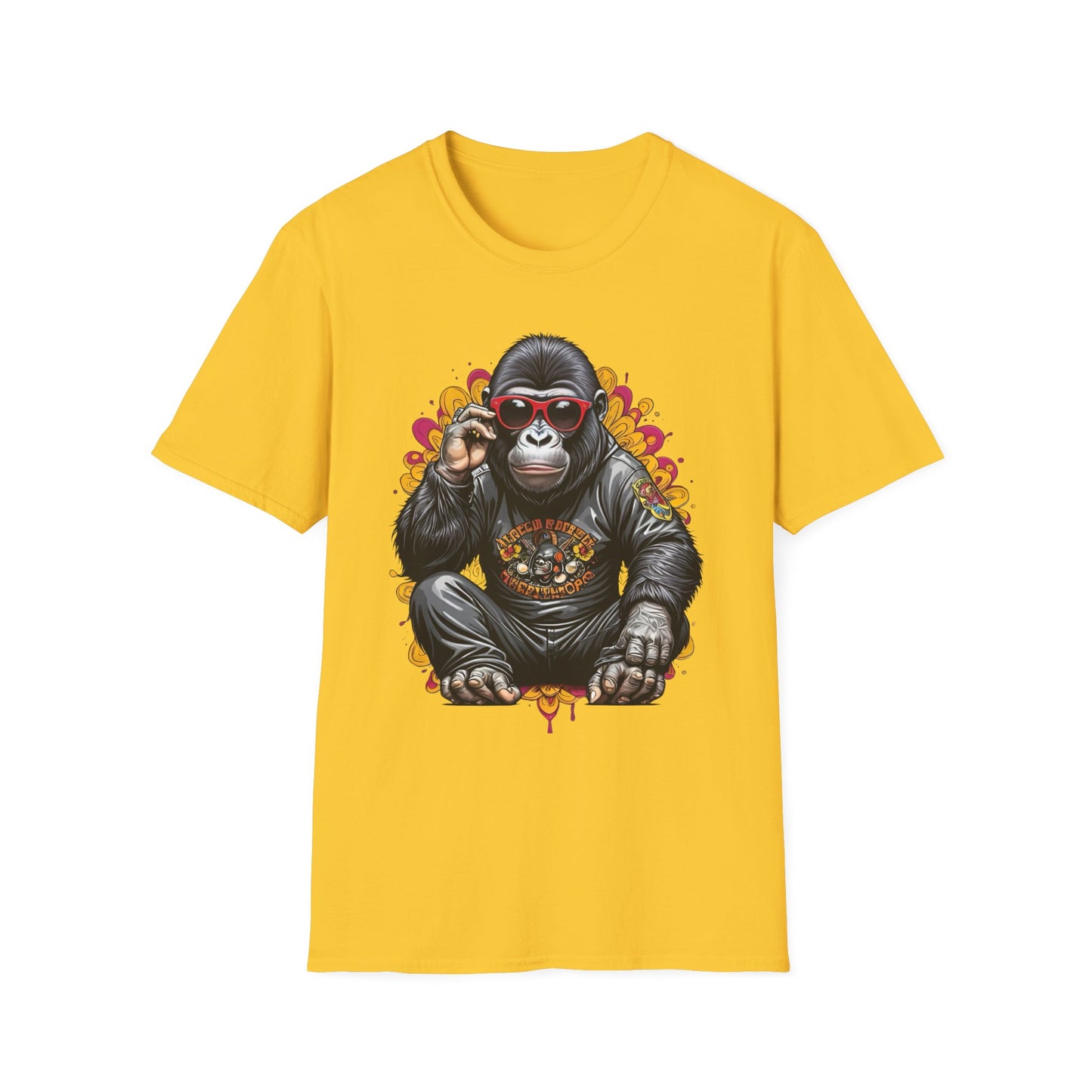 Animals Tees, Funny Animals Shirt, T Shirts with Funny Animals, T-Shirt with Gorilla, Monkey Tees