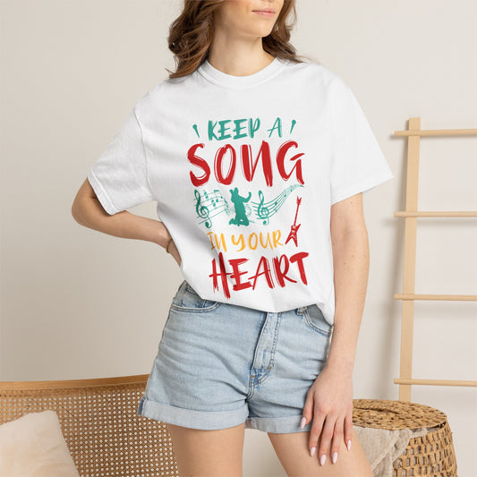 Music Graphic Design Unisex Cotton T-shirt 037
