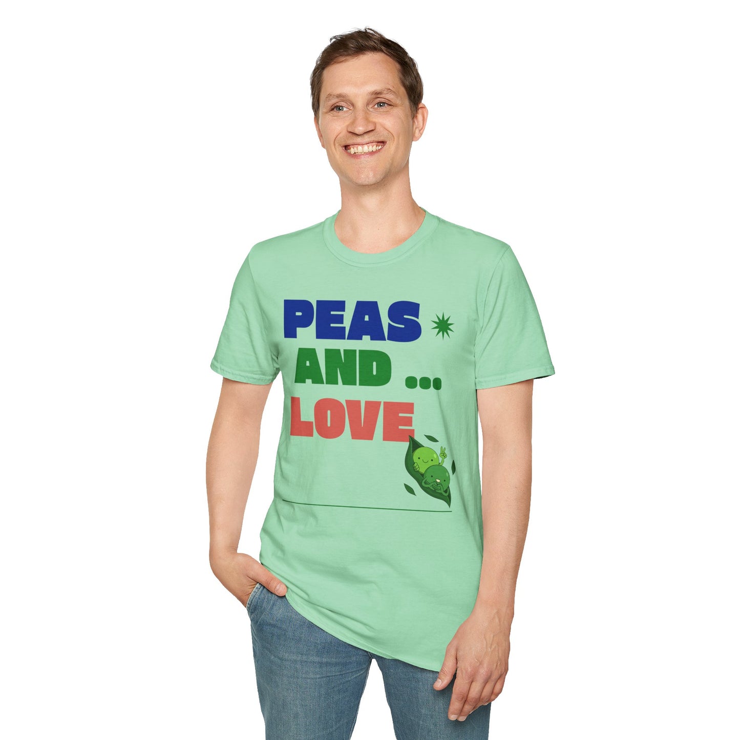 Food Tees, Funny Food T Shirts, Funny T Shirts, Shirt with Vegetables, Shirt with Peas