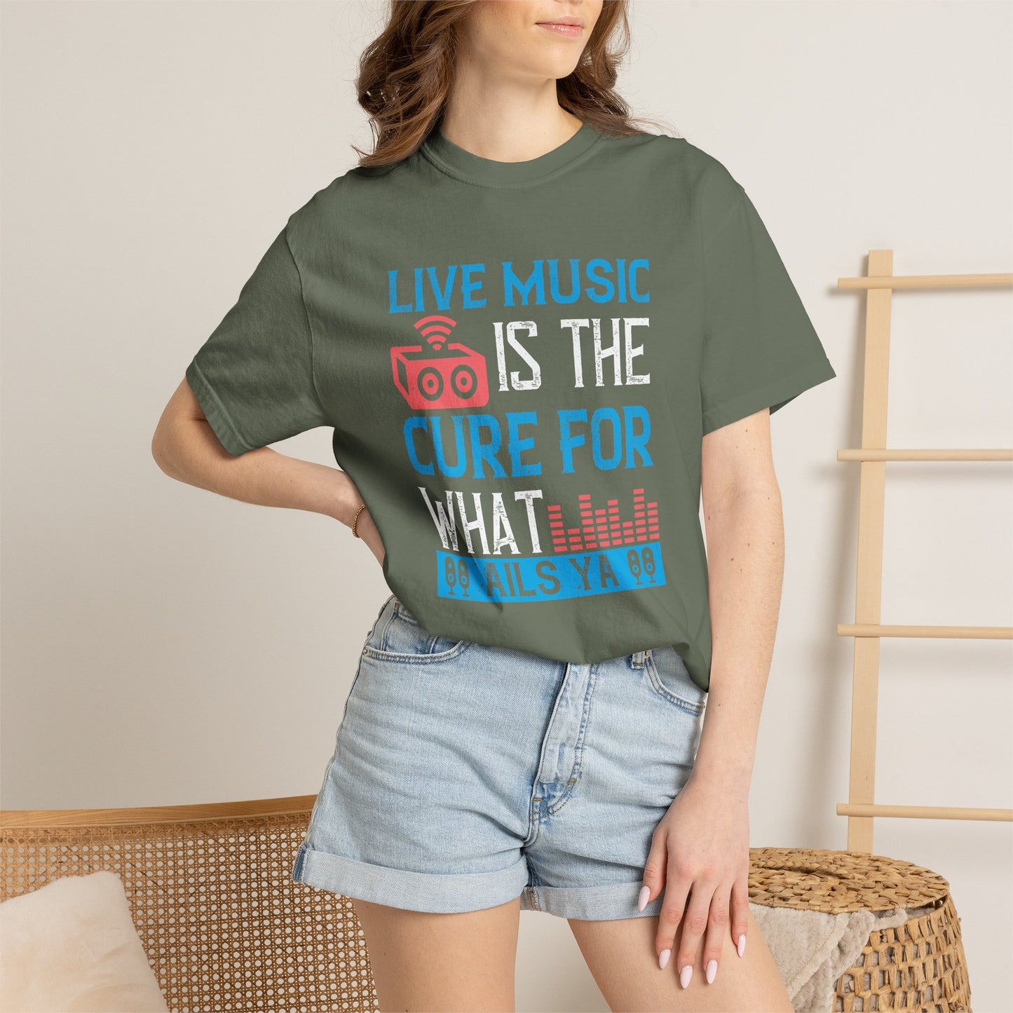 Music Graphic Design Unisex Cotton T-shirt m20