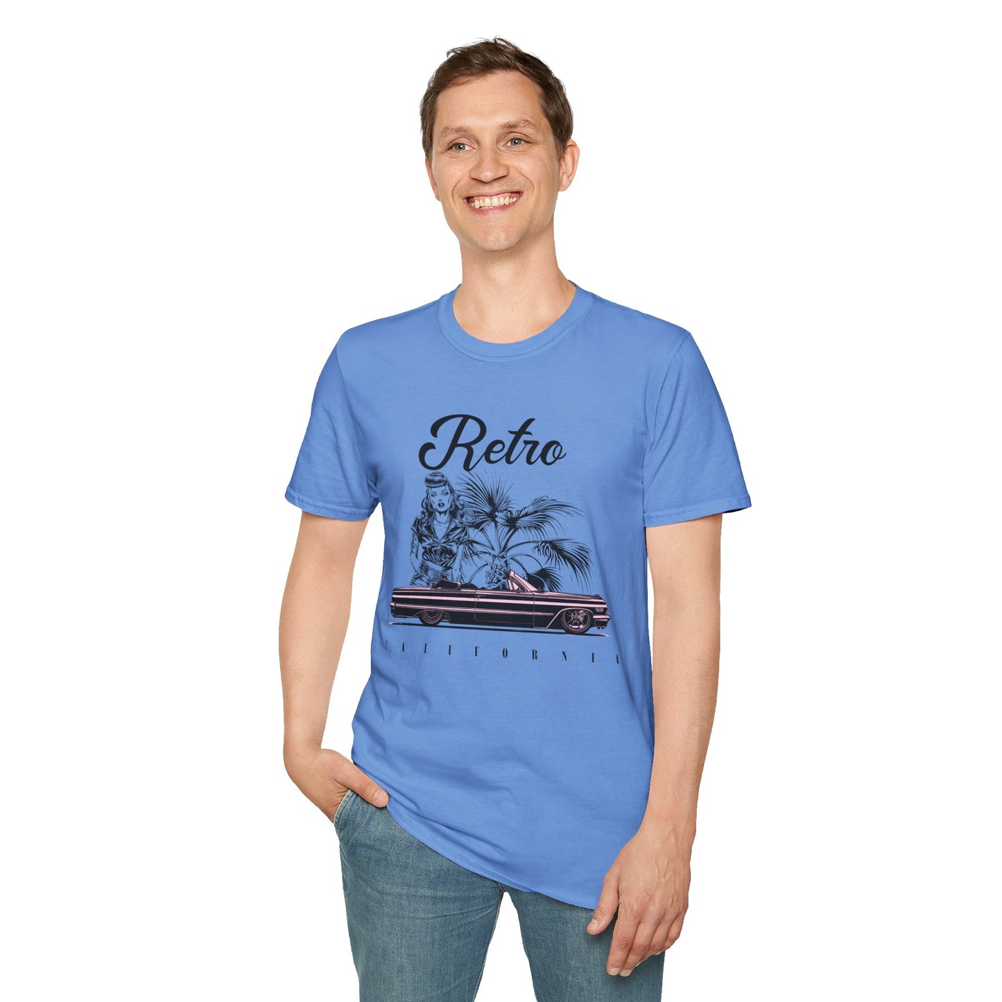Retro T Shirt, Retro Design Shirt, Retro Art Tee Shirt, T-shirt with Retro Style