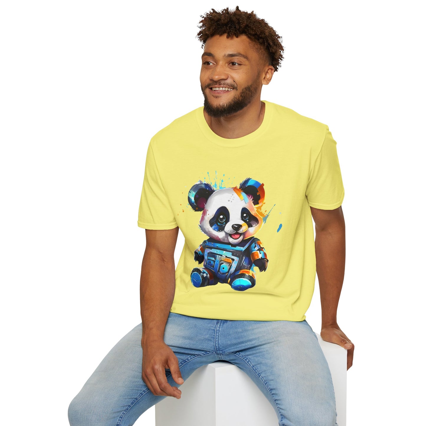 Animals Tees, Funny Animals Shirt, T Shirts with Funny Animals, T-Shirt with Panda, Panda Tees