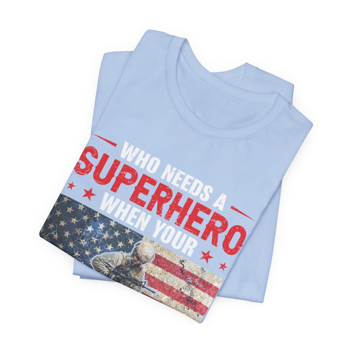 American Flag Graphic Unisex Cotton Tee v43