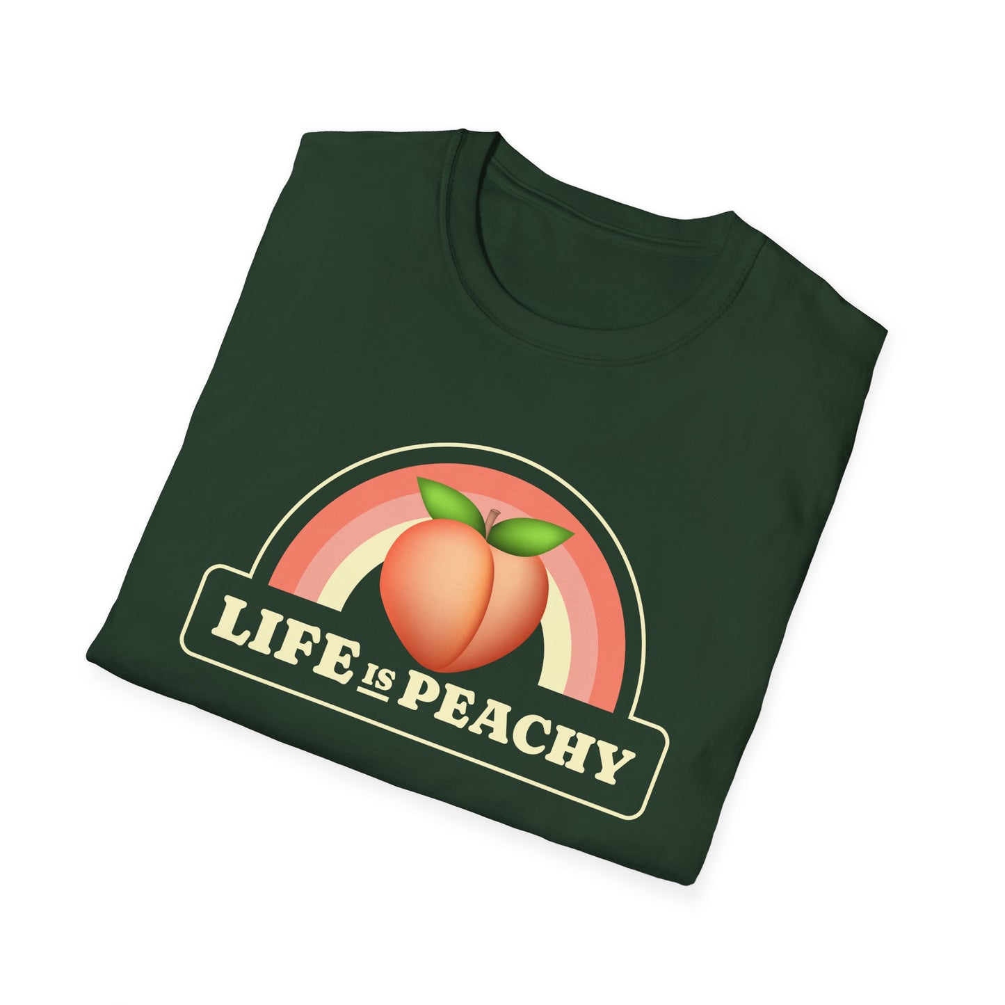 Food Tees, Funny Food T Shirts, Funny T Shirts, Shirt with Fruits, Shirt with Peach