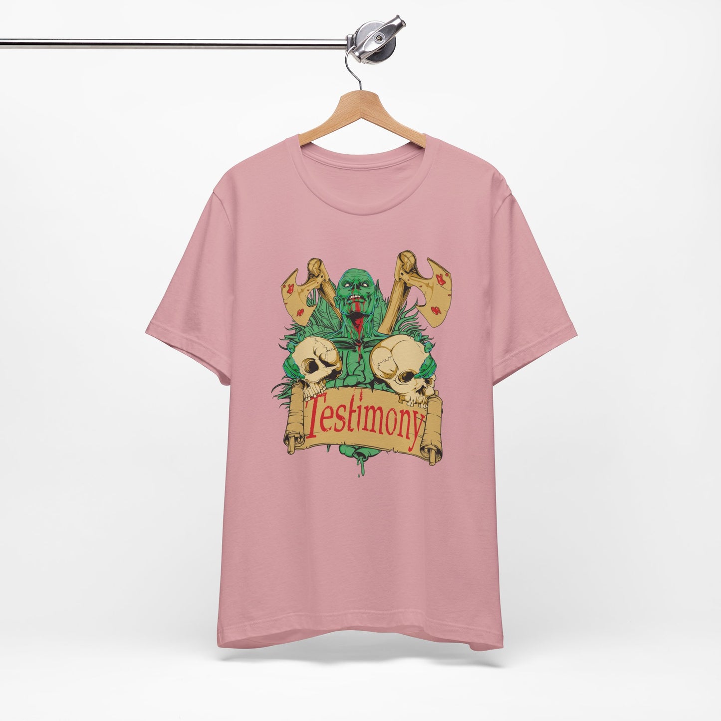 Cthulhu Skull Axes Testimony Tee Lovecraft Horror Mythos Shirt Art-42