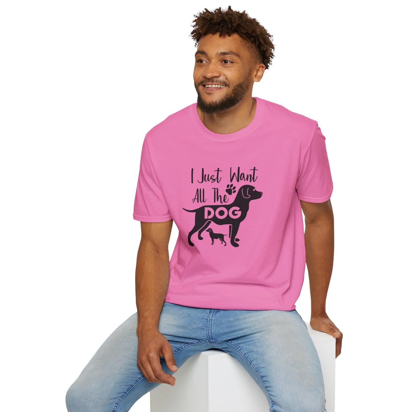 Dog Slogan T Shirts With Funny Quotes Unisex Gildan Softstyle 64000 Premium Cotton Tee