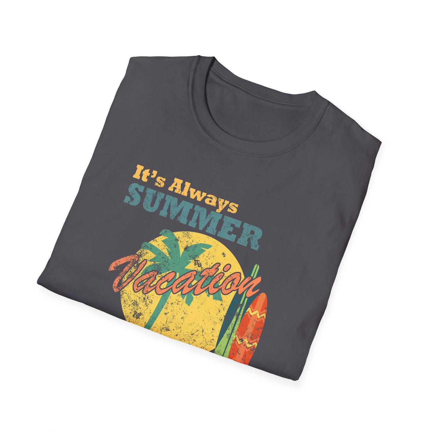Summer T-Shirt, Summer Design Shirts, Art Tee Shirt with Summer Design - 1
