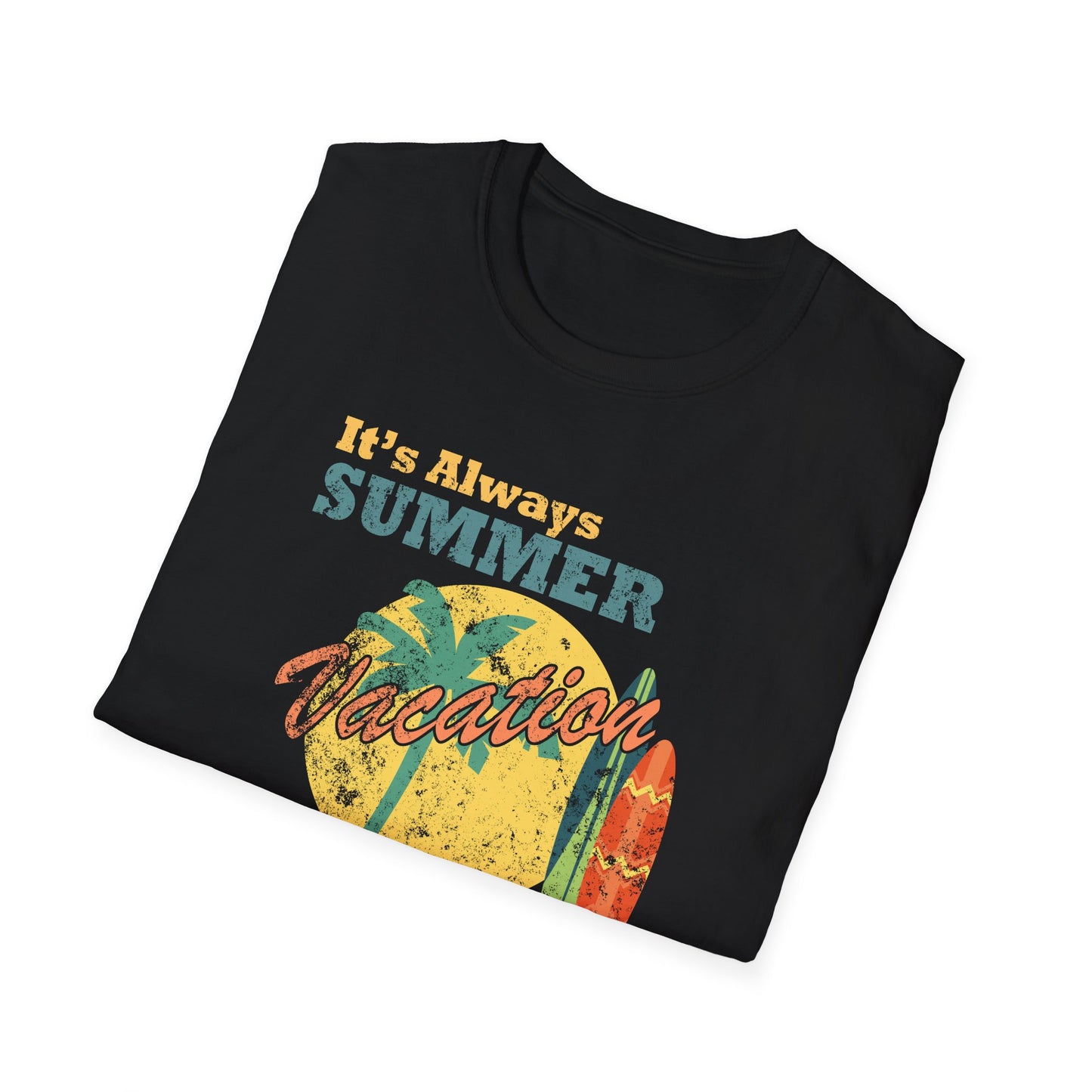 Summer T-Shirt, Summer Design Shirts, Art Tee Shirt with Summer Design - 1