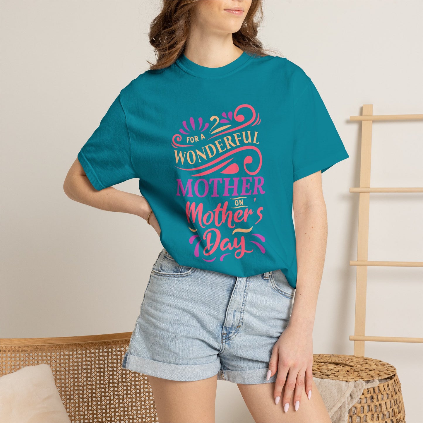 Mom T-shirt Mother's Day Mama Tee Unisex Comfort Colors Garment-Dyed Cotton h18