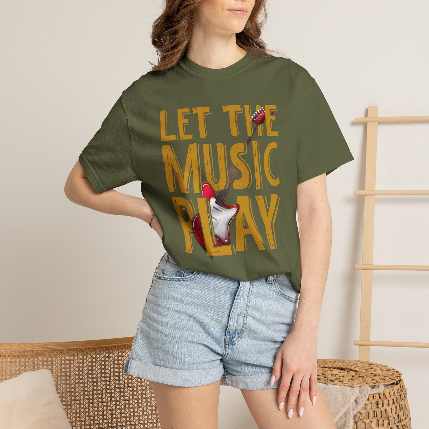 Music Graphic Design Unisex Cotton T-shirt 002