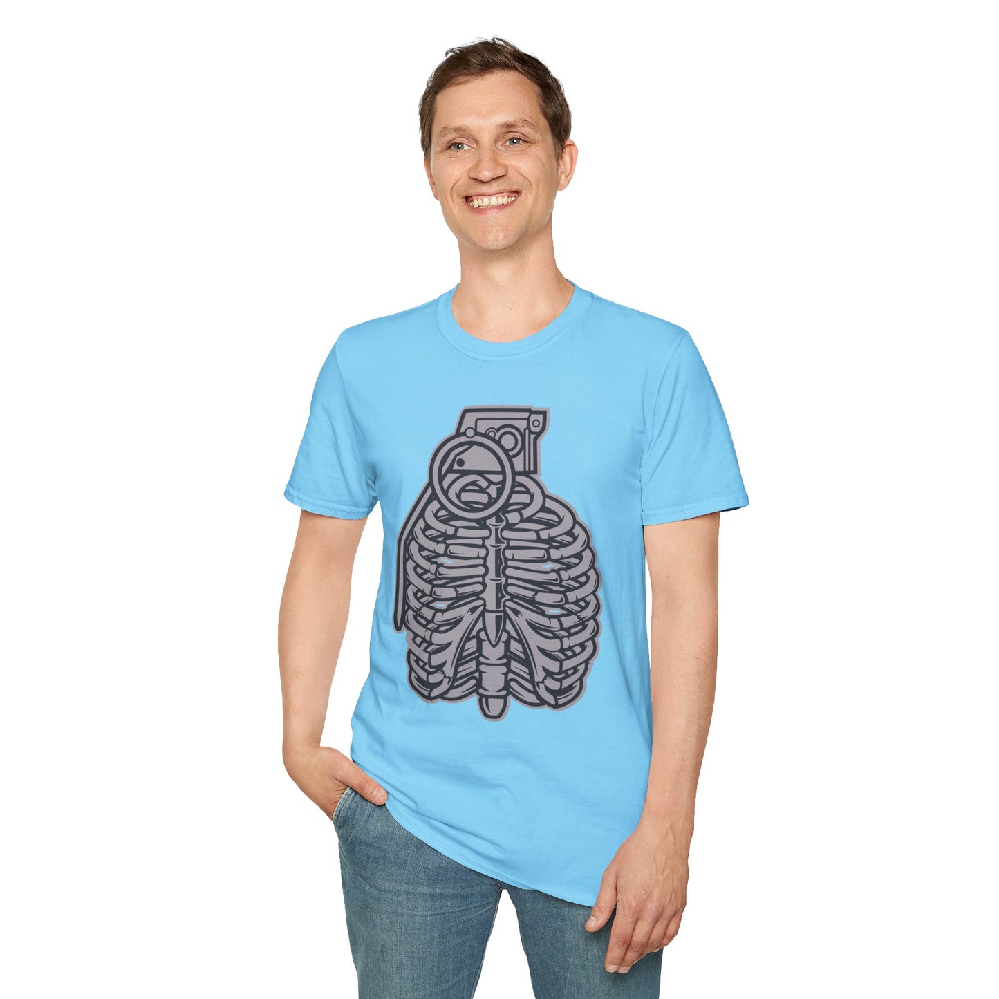 Cartoon T Shirt Animation T Shirt Funny Tee Shirt Unisex Gildan Softstyle 64000 Cotton