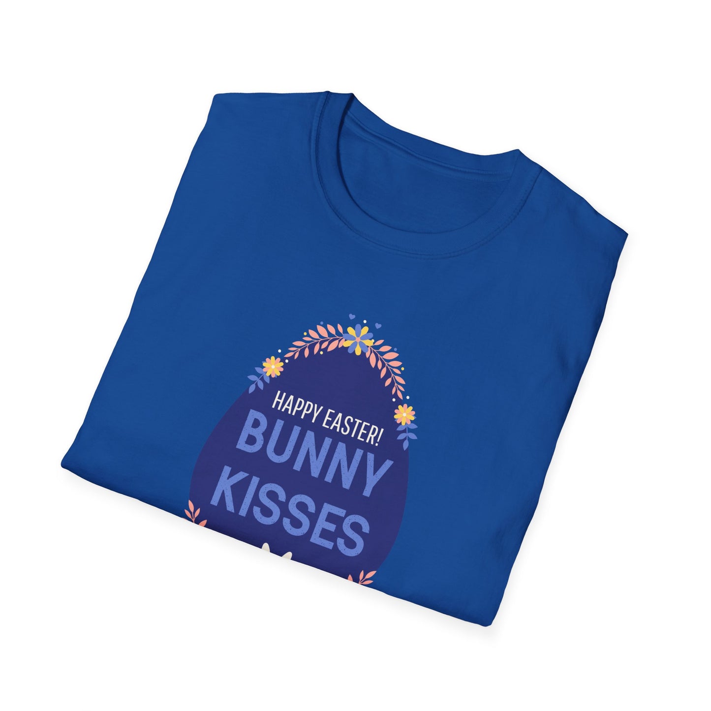 Easter Bunny Kisses T-Shirt, Tee Shirt with Easter Signature, T Shirt with Easter Prints, Tee Shirt with Easter Design - 3