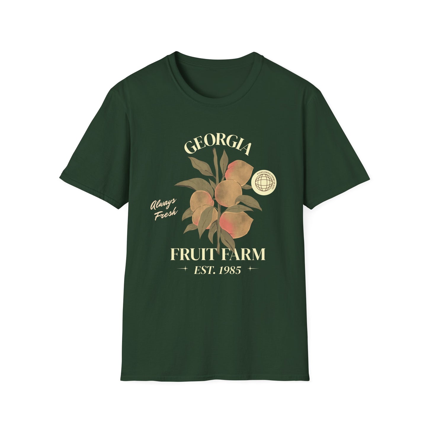 Food Tees, Funny Food T Shirts, Funny T Shirts, Shirt with Fruits, Shirt with Peach