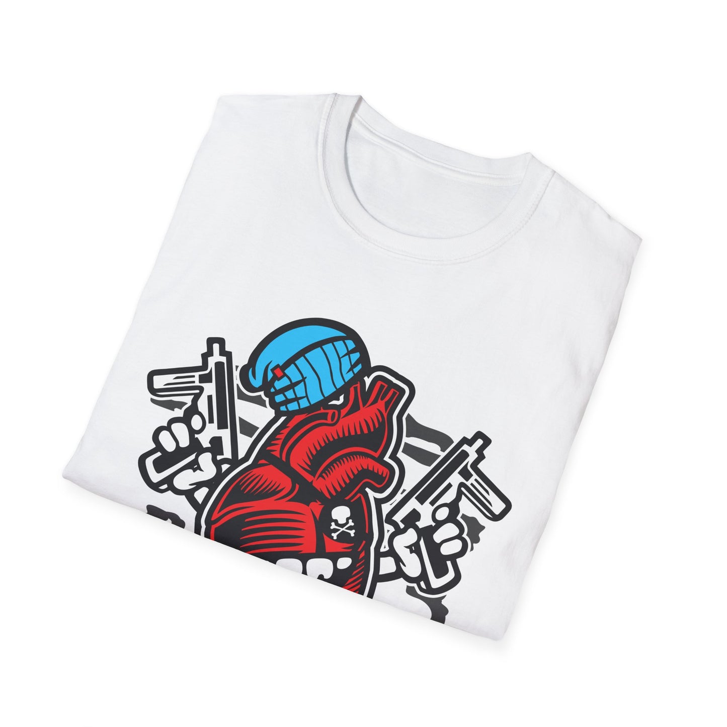 Cartoon T Shirt Animation T Shirt Funny Tee Unisex Gildan Softstyle 64000 100 Percent Cotton