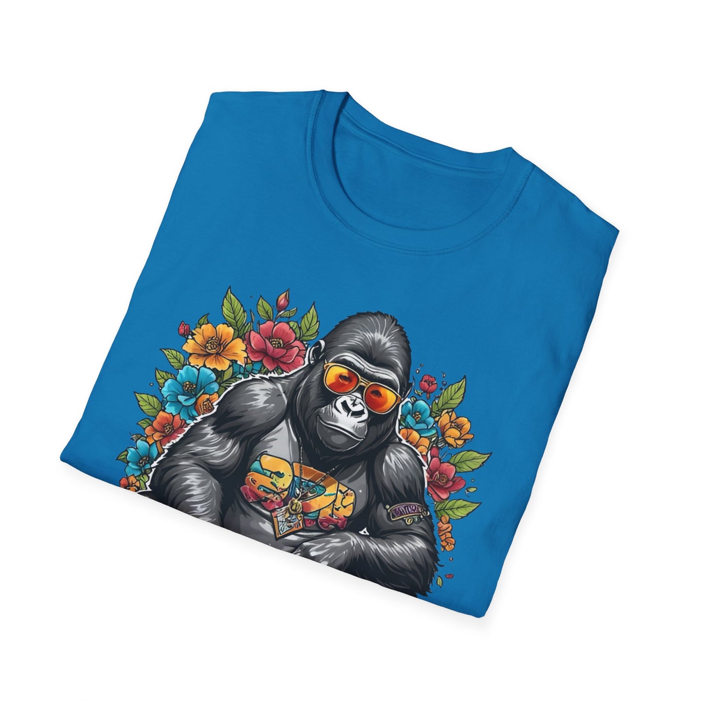 Animals Tees, Funny Animals Shirt, T Shirts with Funny Animals, T-Shirt with Gorilla, Monkey Tees