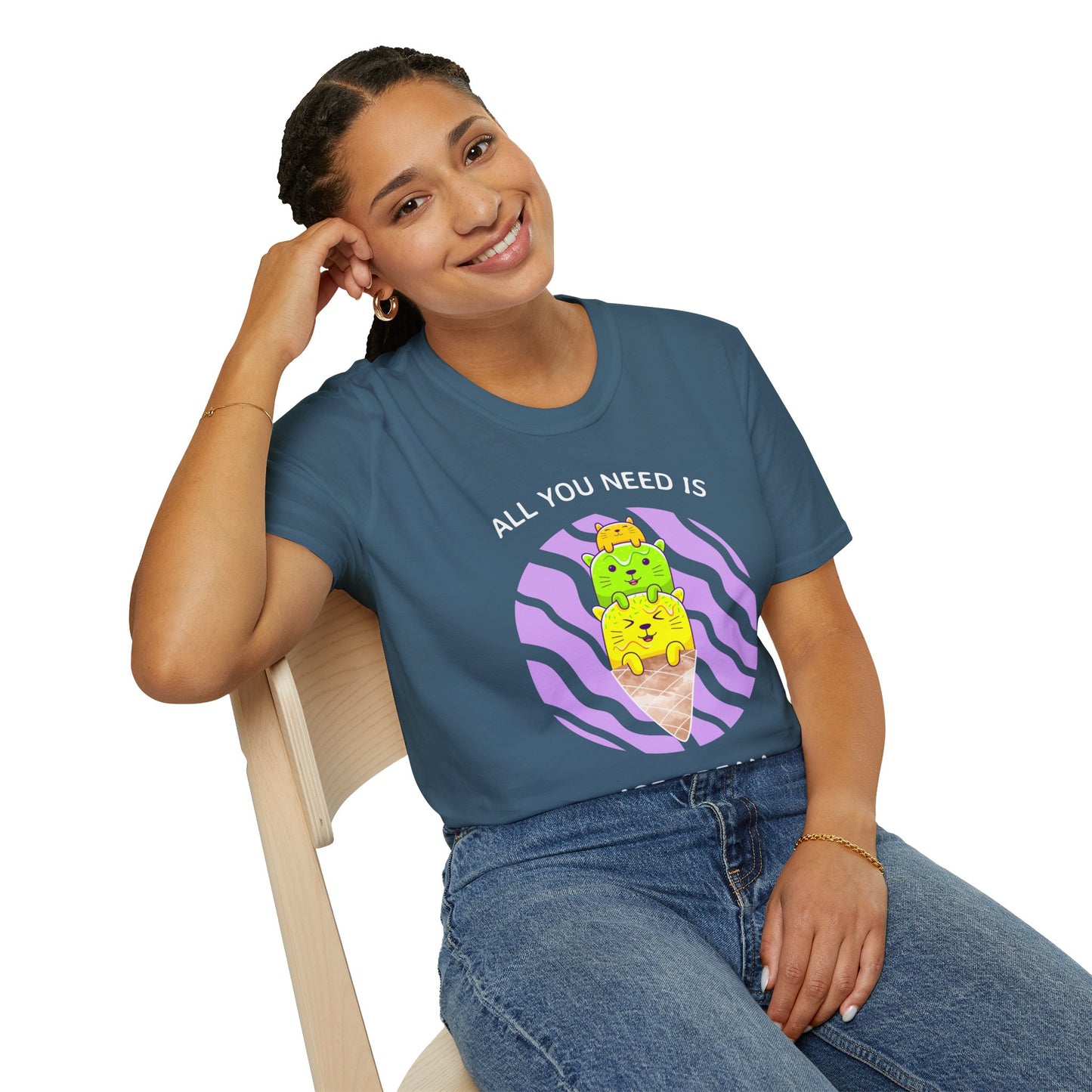 Food Tees, Funny Food T Shirts, Funny T Shirts, Shirt with Food, Junk Food Tees, Shirt with Ice Cream, Ice Cream T-Shirt