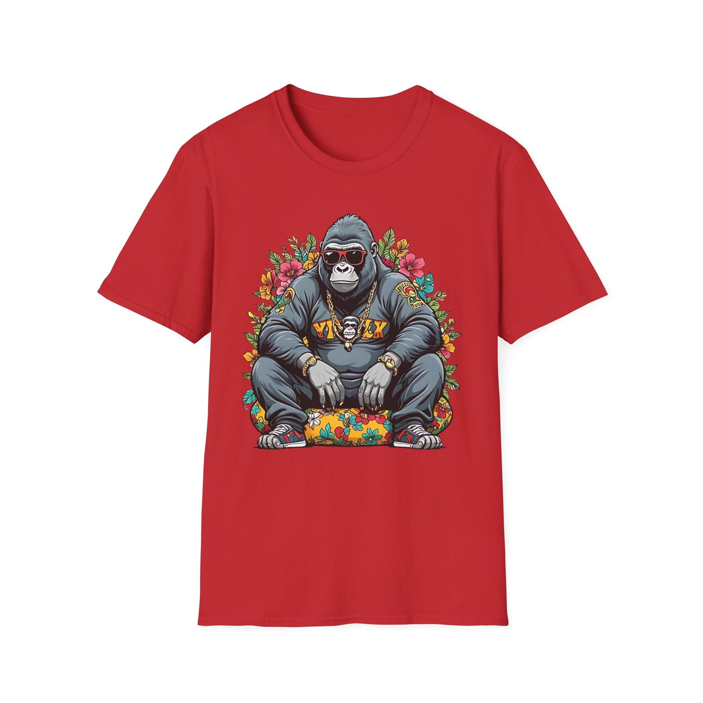 Animals Tees, Funny Animals Shirt, T Shirts with Funny Animals, T-Shirt with Gorilla, Monkey Tees