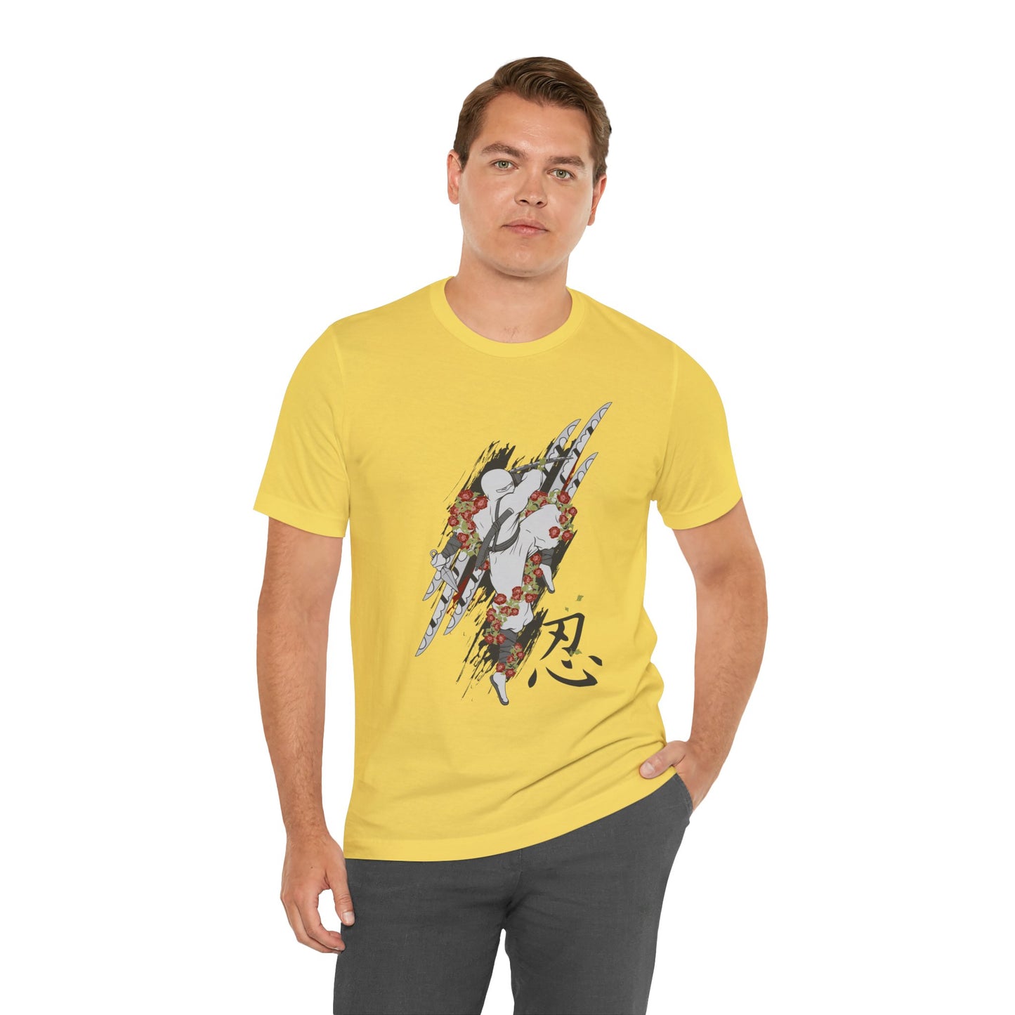 Ninja Samurai Artwork Graphic Unisex Cotton T-Shirt r5