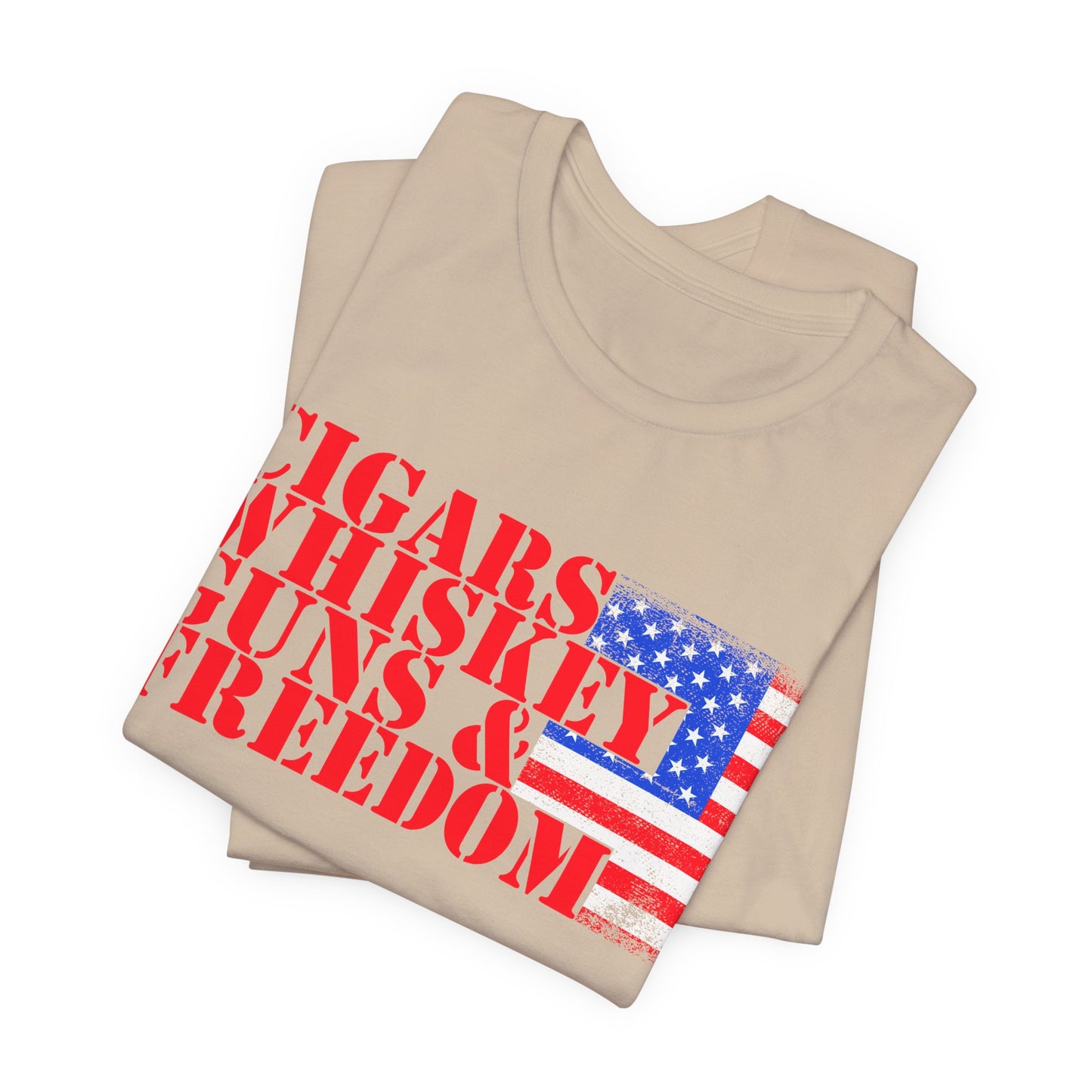 American Flag Graphic Unisex Cotton T-Shirt a2