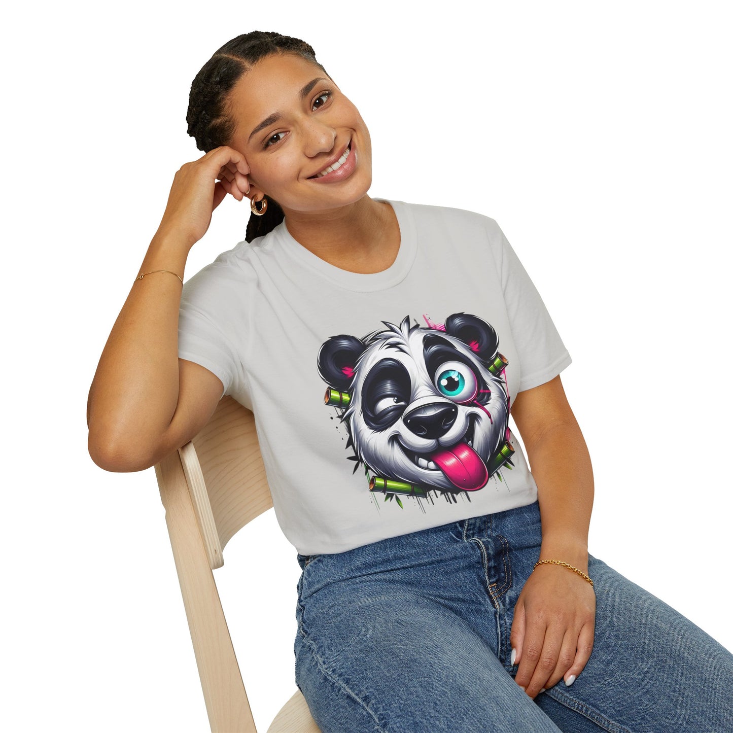 Animals Tees, Funny Animals Shirt, T Shirts with Funny Animals, T-Shirt with Panda, Panda Tees