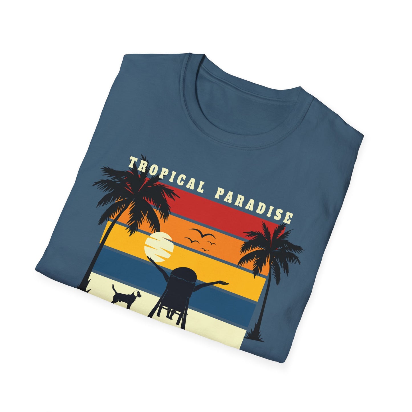 Summer T-Shirt, Summer Design Shirts, Art Tee Shirt with Summer Design - 3