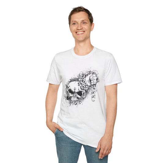 Skull T Shirt, Skull Design Shirt, Skull Art Tee Shirt, T-shirt with Skull 18