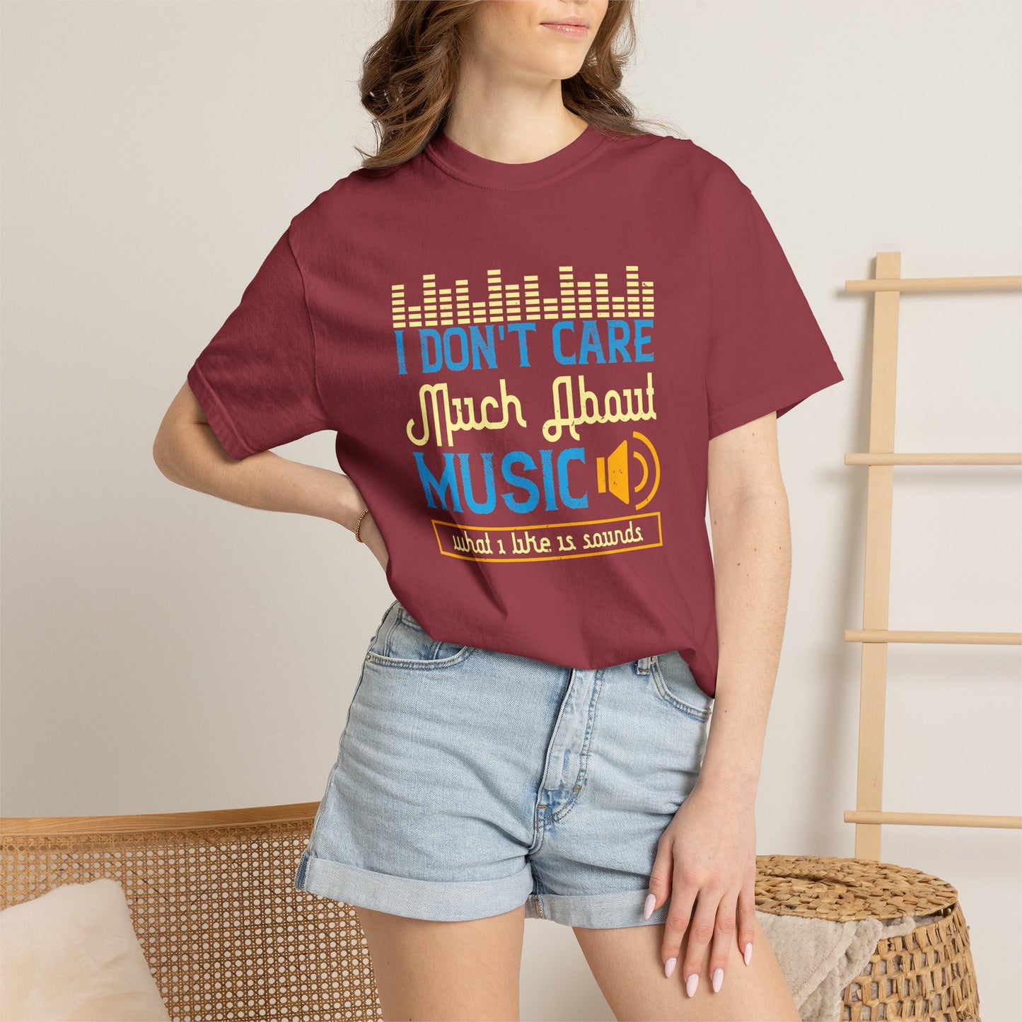 Music Graphic Design Unisex Cotton T-shirt m6