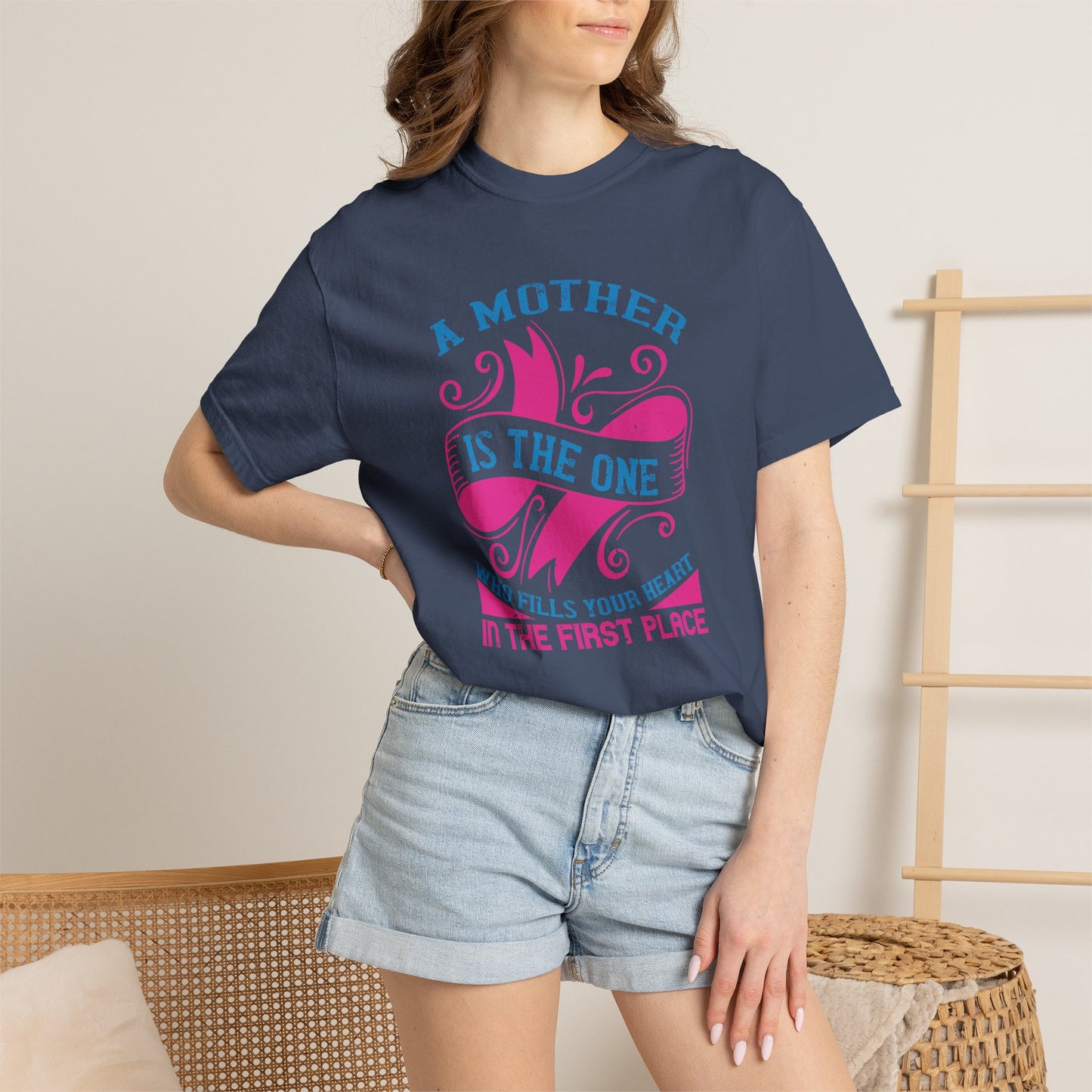 Mom T-shirt Mother Day Mama Tee Unisex Comfort Colors Garment-Dyed Cotton h54