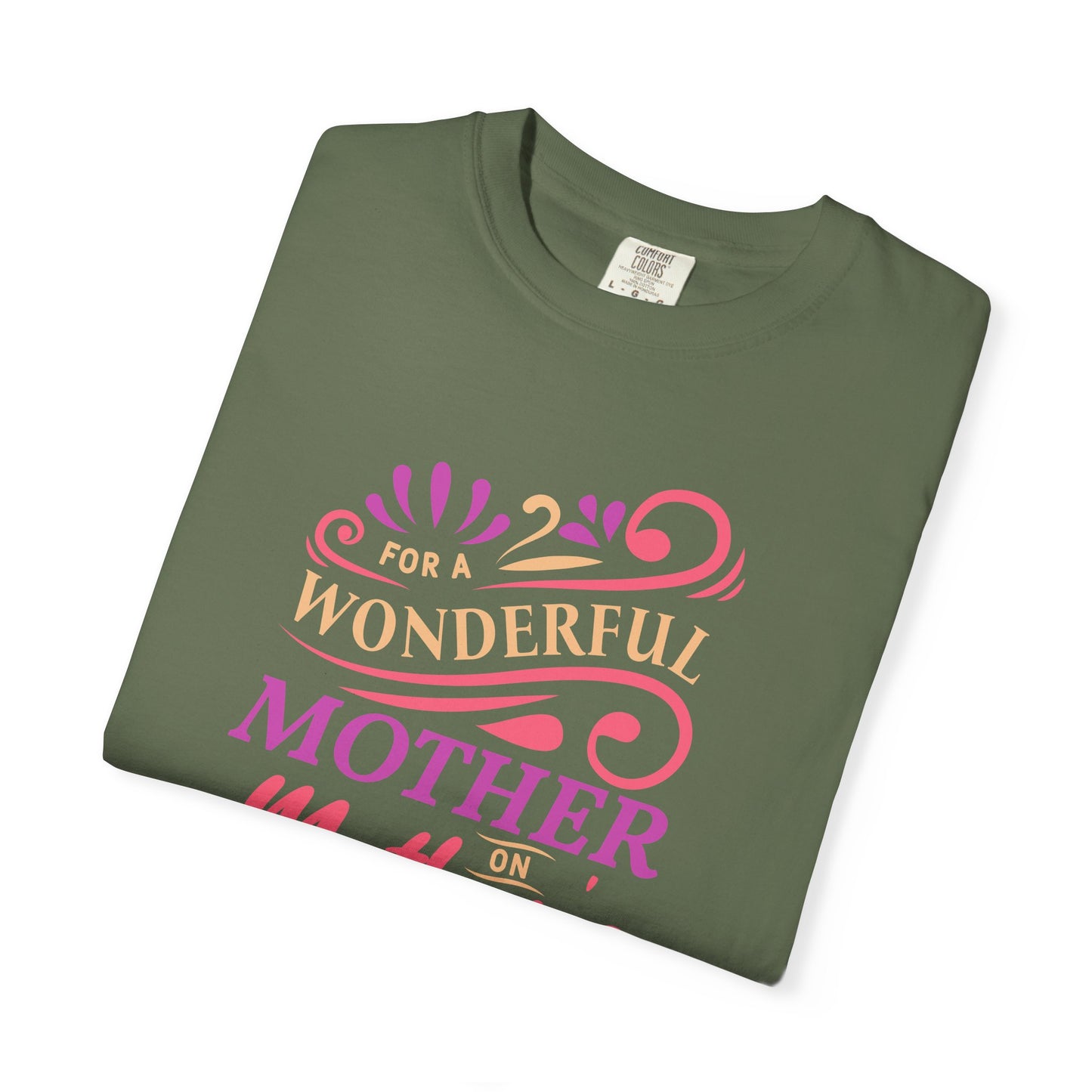 Mom T-shirt Mother's Day Mama Tee Unisex Comfort Colors Garment-Dyed Cotton h18
