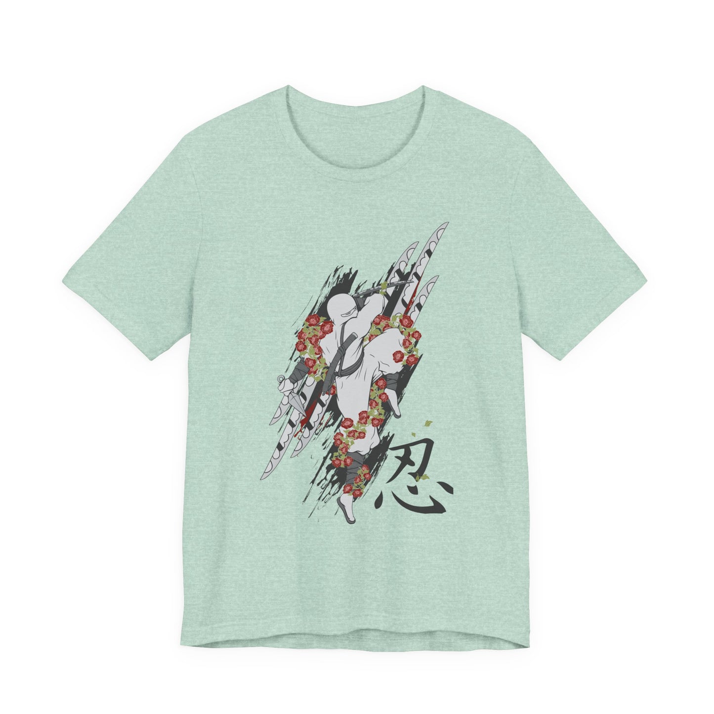 Ninja Samurai Artwork Graphic Unisex Cotton T-Shirt r5