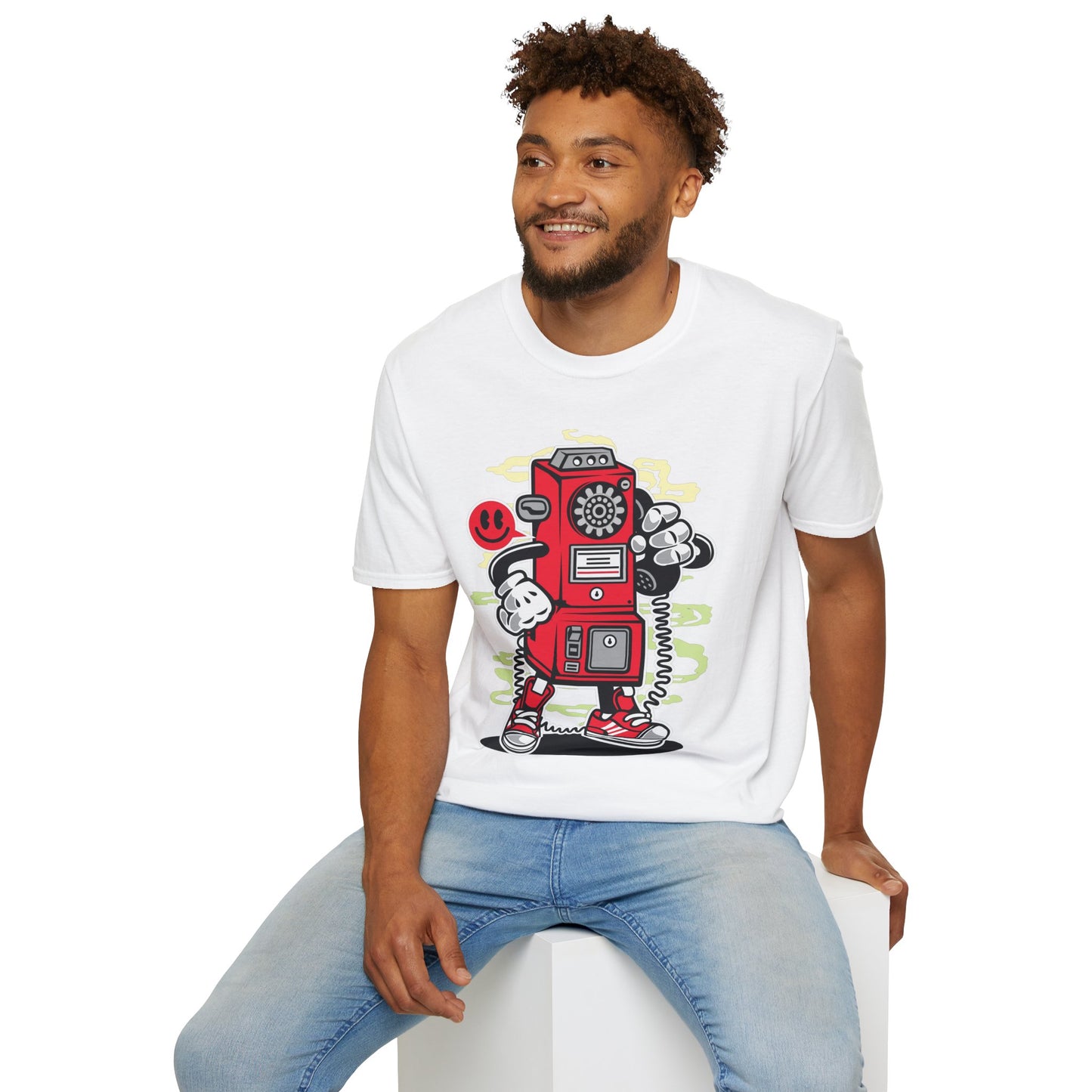 Cartoon T Shirt Animation T Shirt Funny Graphic Tee Softstyle 64000 Unisex Short Sleeve