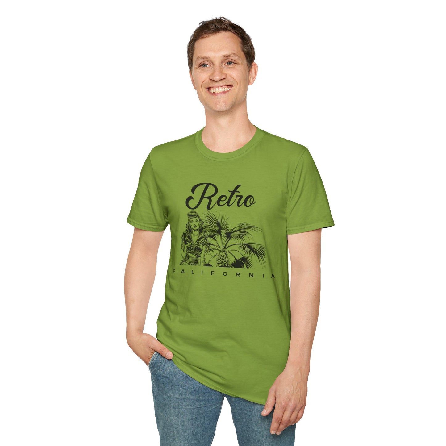 Retro T Shirt, Retro Design Shirt, Retro Art Tee Shirt, T-shirt with Retro Style