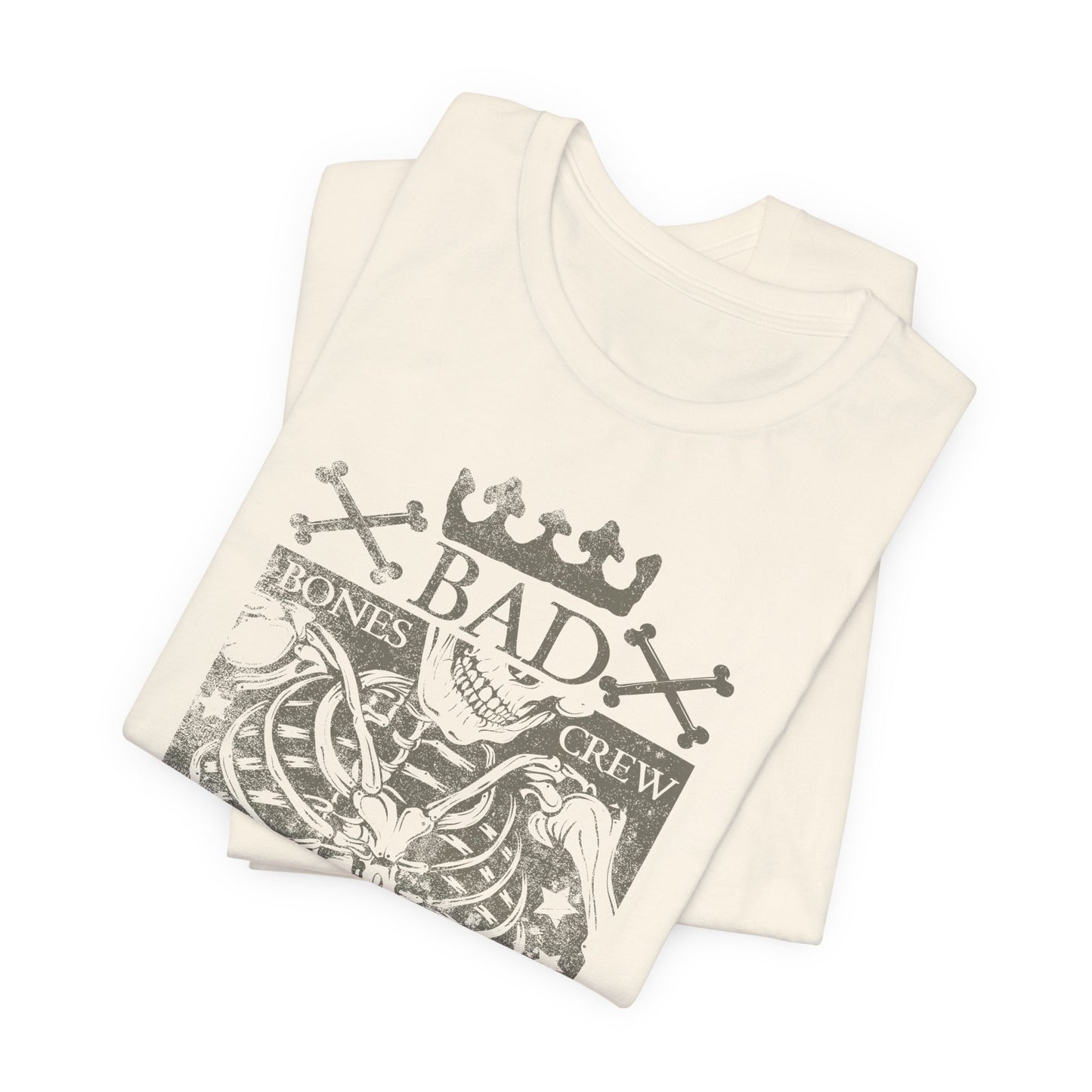 Skeleton Ribcage Tee Bones Crew Graphic Shirt A-10