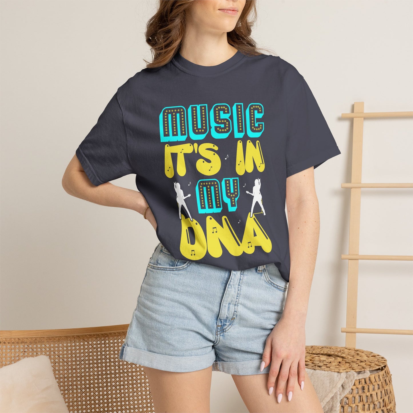 Music Graphic Design Unisex Cotton T-shirt 074
