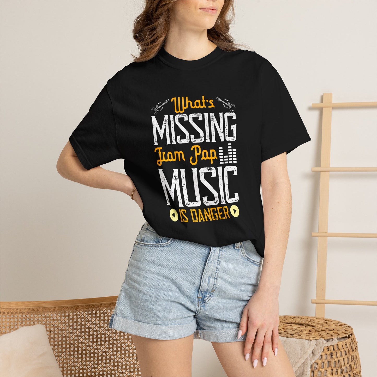 Music Graphic Design Unisex Cotton T-shirt m48