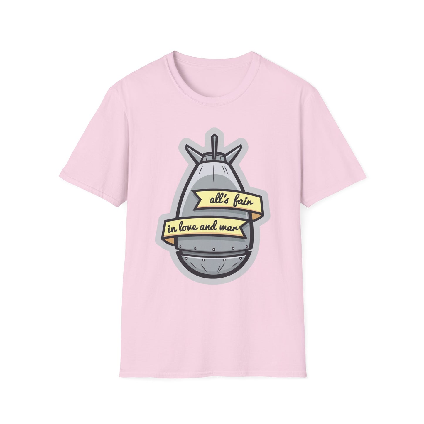 Cartoon T Shirt Animation T Shirt Funny Tee Shirt Unisex Gildan Softstyle 64000 100 Percent Cotton