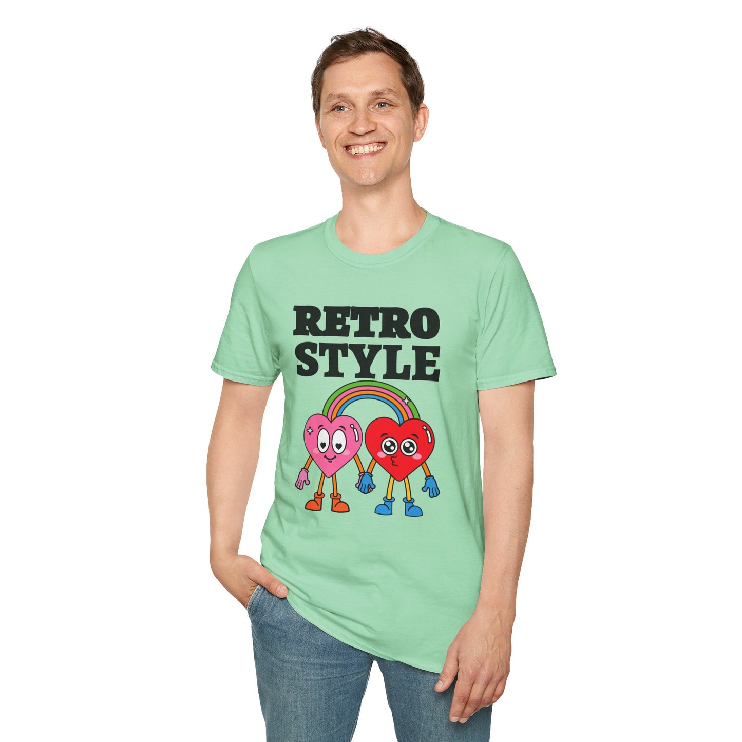 Retro T Shirt, Retro Design Shirt, Retro Art Tee Shirt, T-shirt with Retro Style