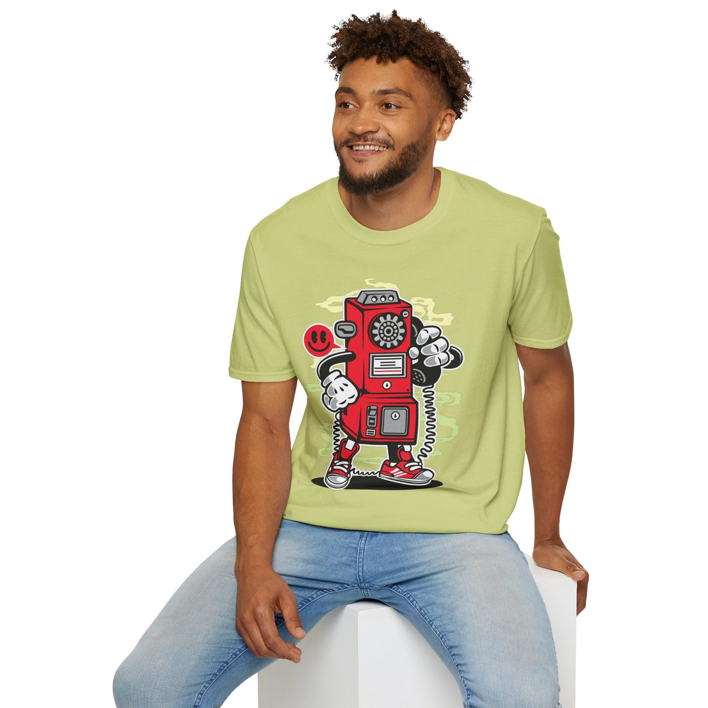 Cartoon T Shirt Animation T Shirt Funny Graphic Tee Softstyle 64000 Unisex Short Sleeve