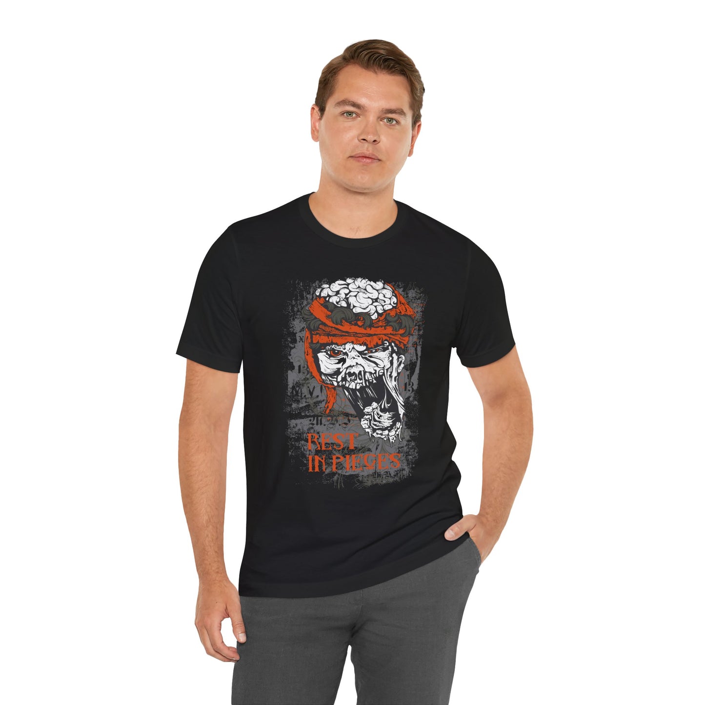 Skull Graphic Unisex Cotton T-Shirt r10