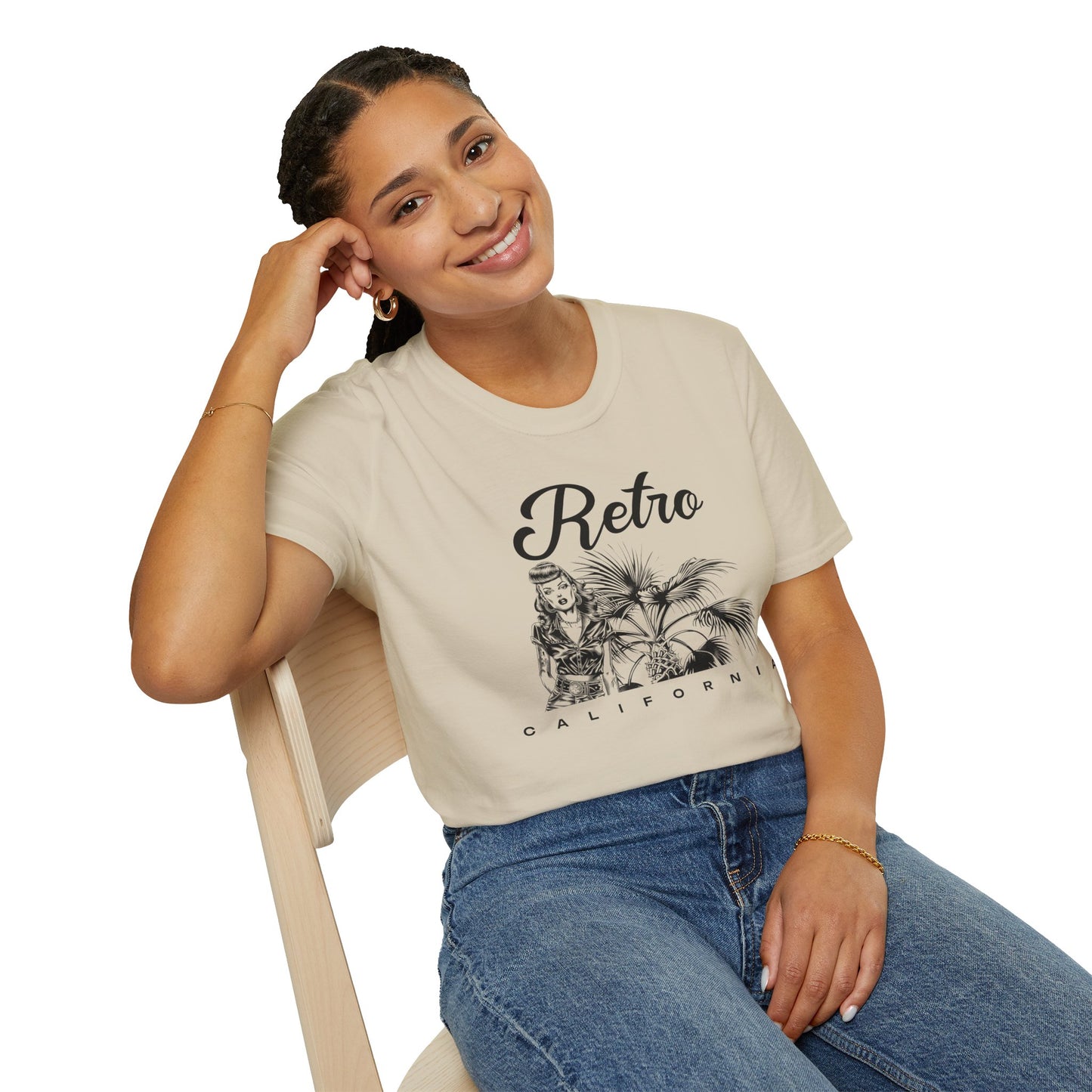 Retro T Shirt, Retro Design Shirt, Retro Art Tee Shirt, T-shirt with Retro Style