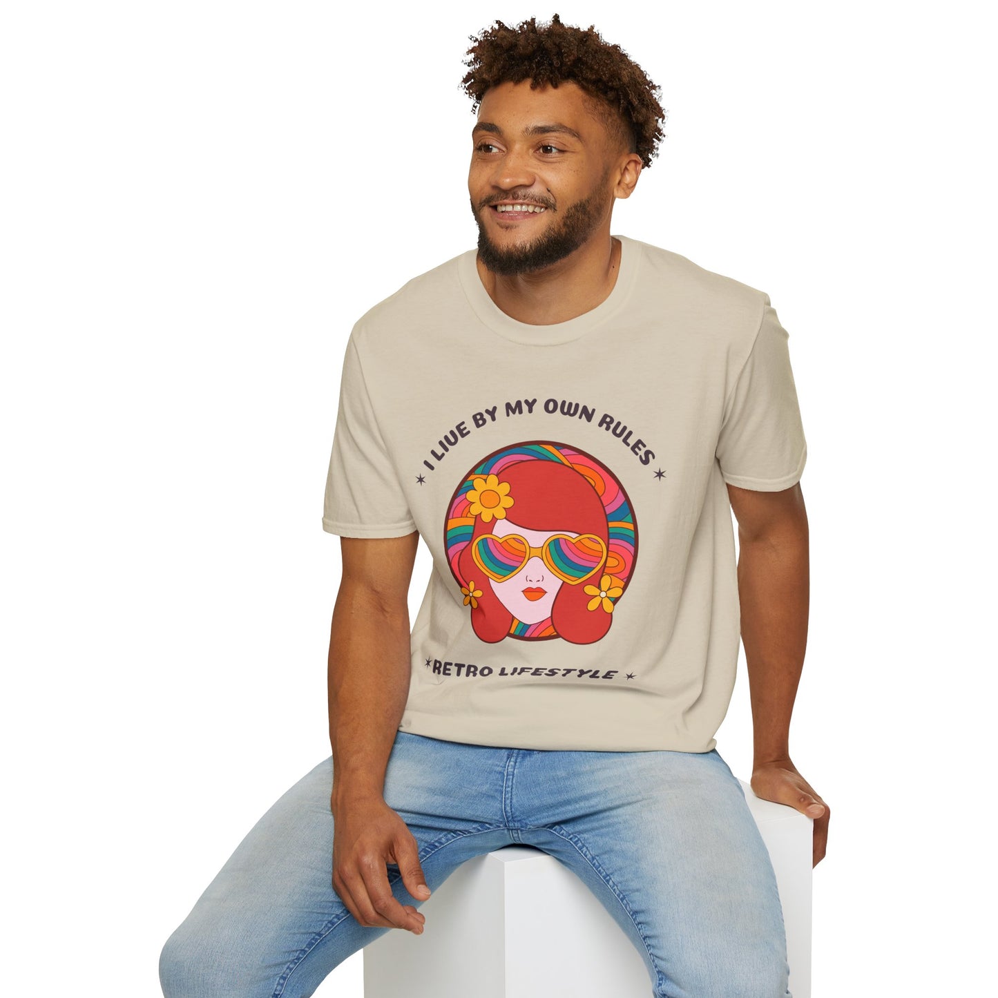 Retro T Shirt, Retro Design Shirt, Retro Art Tee Shirt, T-shirt with Retro Style
