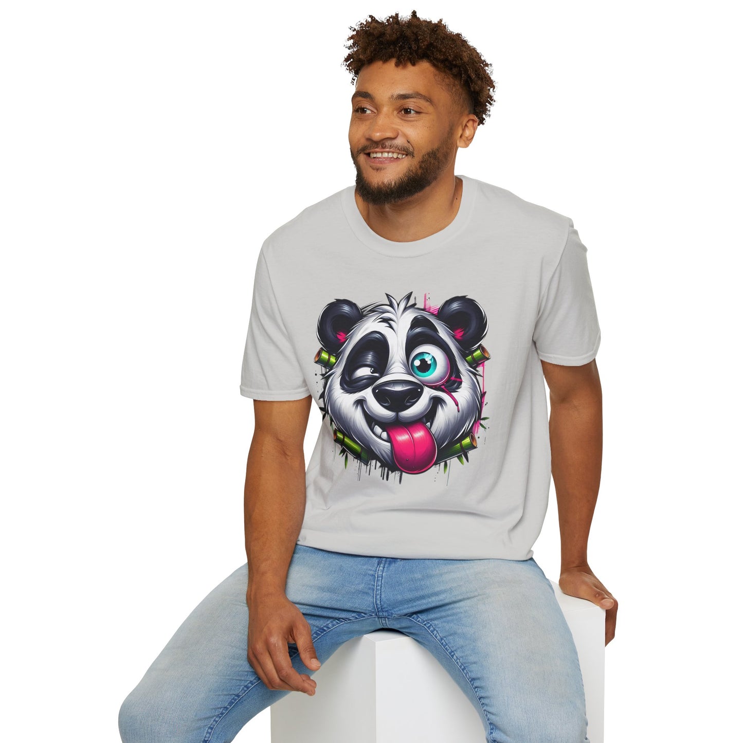 Animals Tees, Funny Animals Shirt, T Shirts with Funny Animals, T-Shirt with Panda, Panda Tees