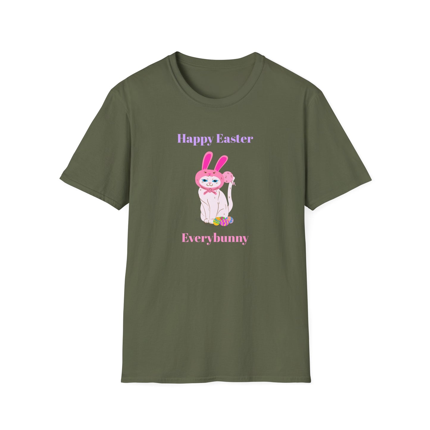 Easter Bunny T-Shirt, Tee Shirt with Easter Signature, T Shirt with Easter Prints, Tee Shirt with Easter Design - 11