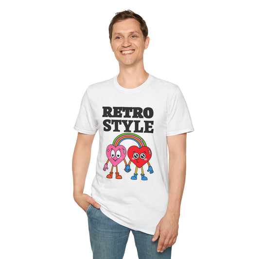 Retro T Shirt, Retro Design Shirt, Retro Art Tee Shirt, T-shirt with Retro Style